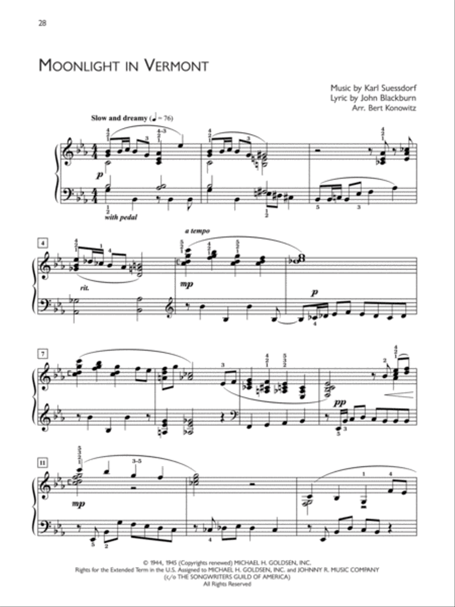 Popular Performer 1940s Popular Performer 1940s Piano Solo scores gallery preview page 4