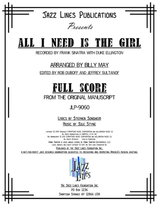 Book cover for All I Need Is The Girl