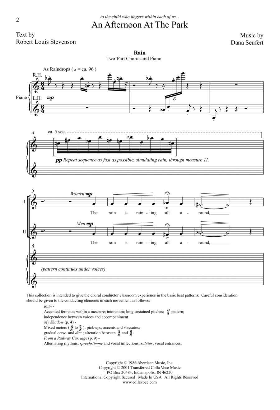 An Afternoon At The Park An Afternoon At The Park SA scores gallery preview page 1