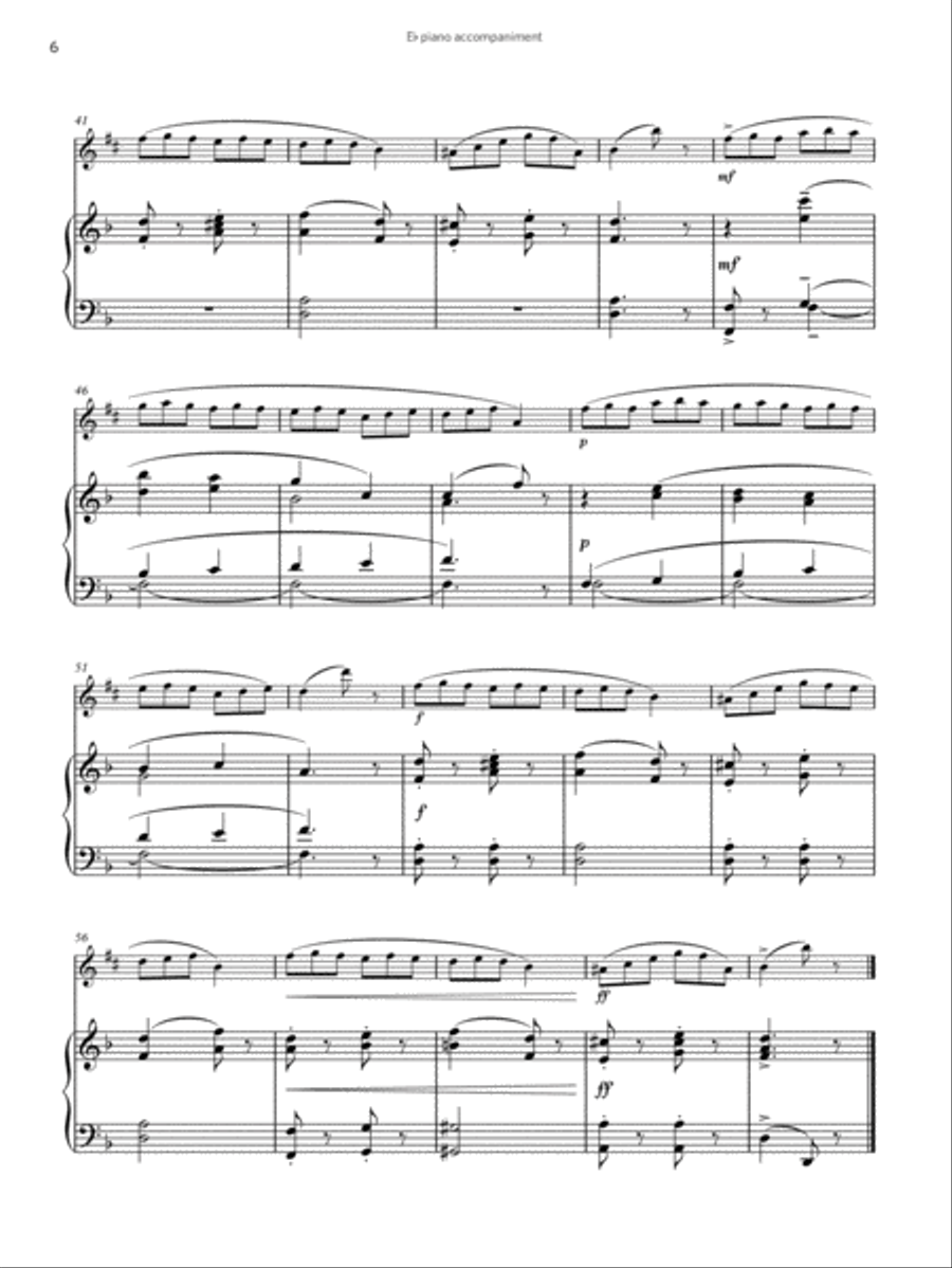 Tarantella (from Vollständige Clarinett-Schule)(Grade 5 A1, the ABRSM Saxophone syllabus from 2022) Clarinet scores gallery preview page 5