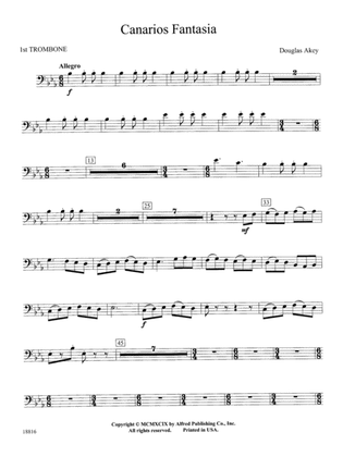 Canarios Fantasia: 1st Trombone