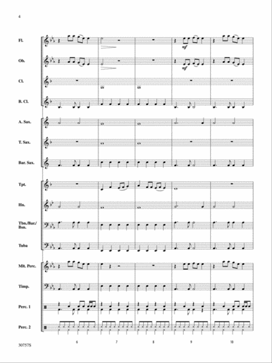 Mamma Mia Concert Band scores gallery preview page 3