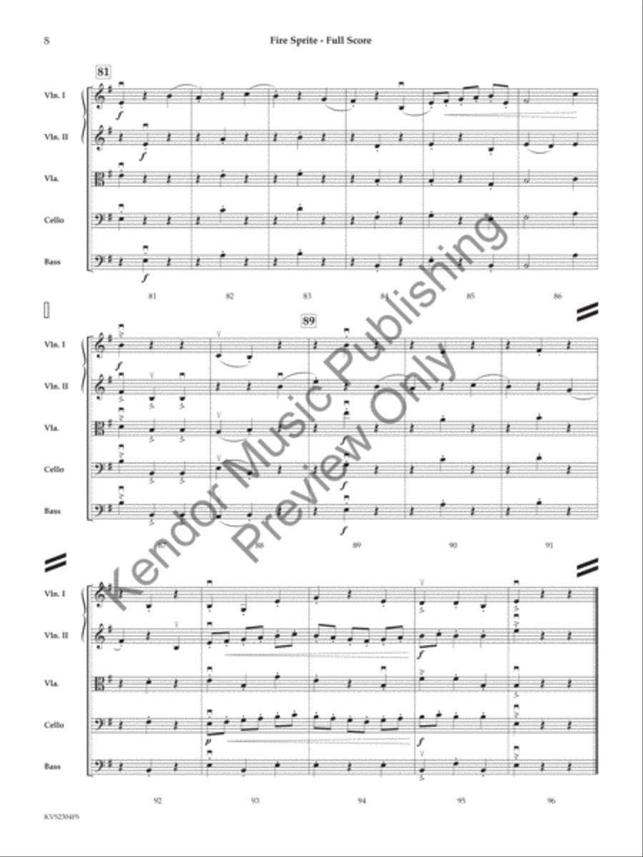 Fire Sprite Fire Sprite String Orchestra scores gallery preview page 9