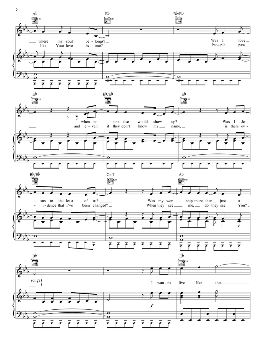 Live Like That Guitar scores gallery preview page 2
