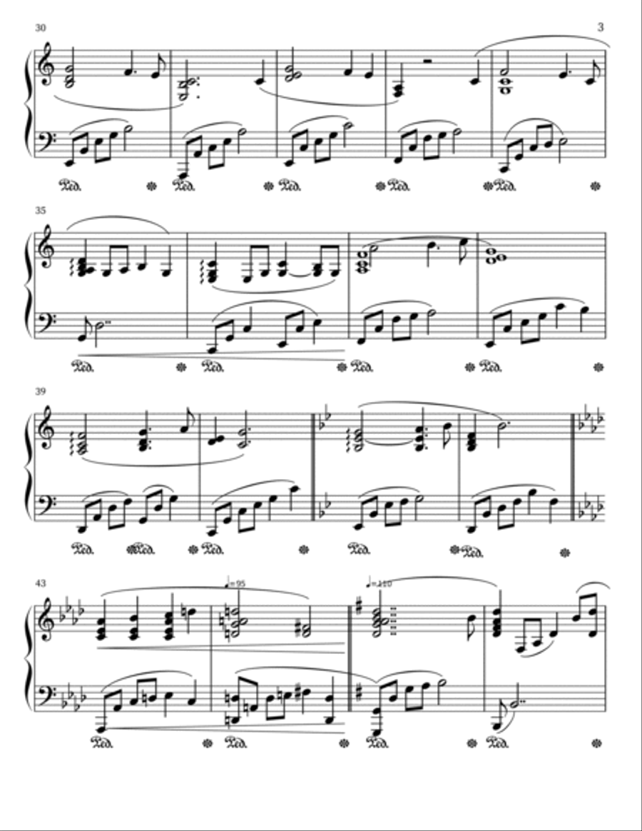 Dreams to Dream Piano Solo scores gallery preview page 3