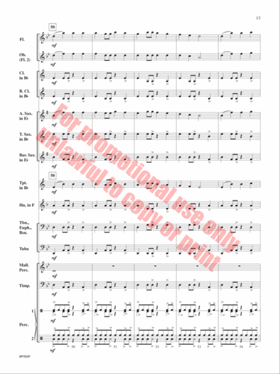 Adventure in India Concert Band scores gallery preview page 14
