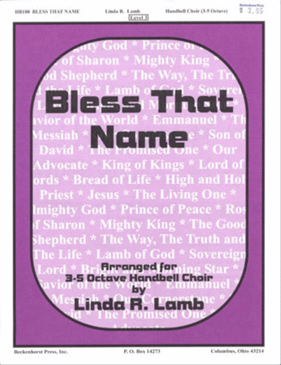 Bless That Name 5-Octaves scores gallery preview page 1