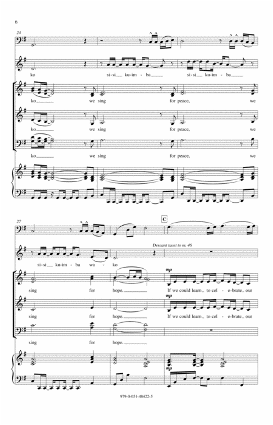 Mimi Kukubali Wewe Mimi Kukubali Wewe 4-Part scores gallery preview page 6
