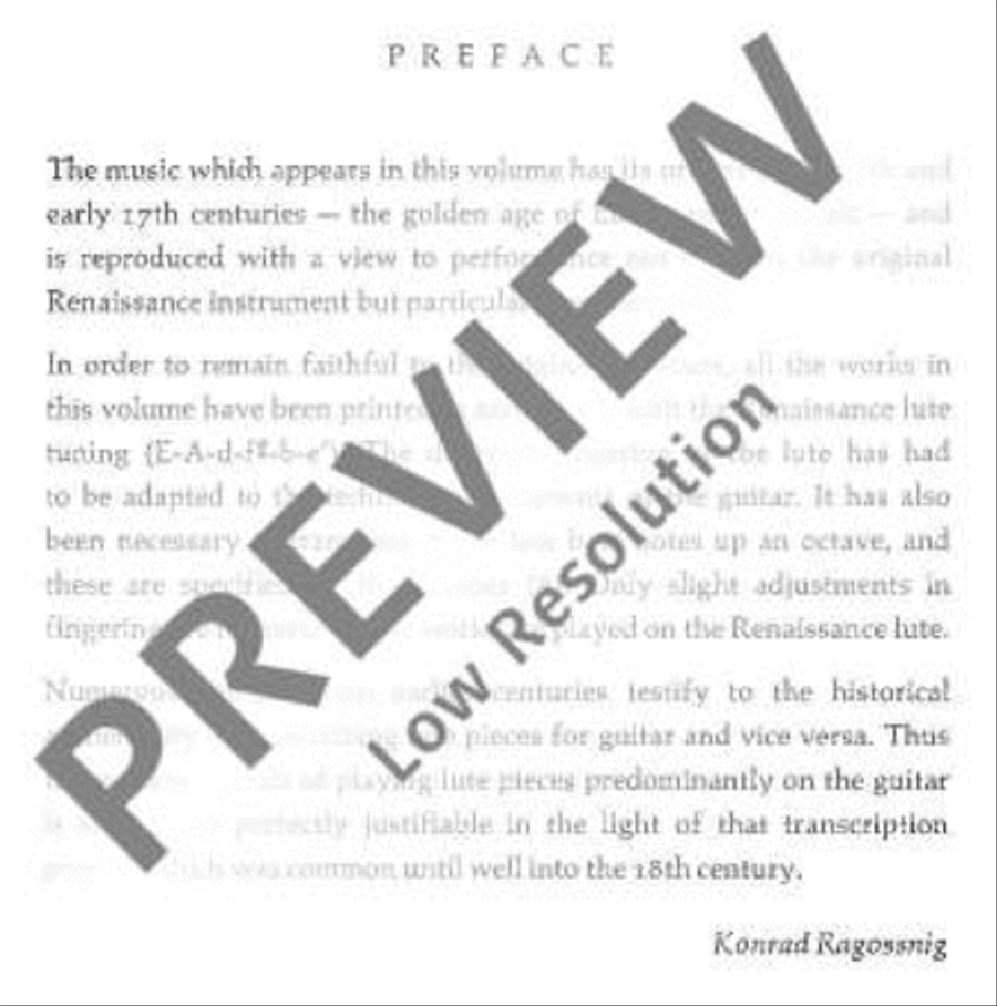 Musik der Renaissance Classical Guitar scores gallery preview page 6