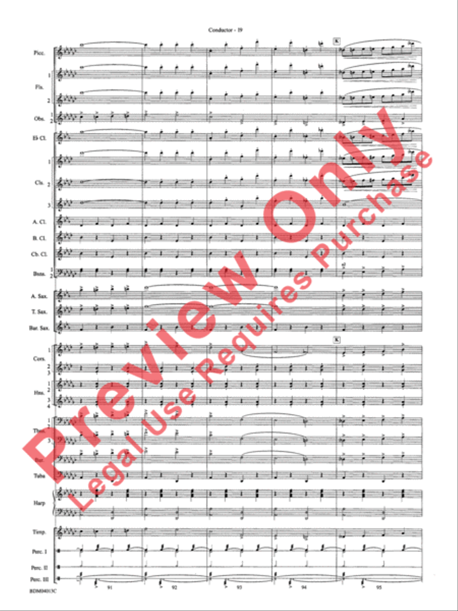 Nobles of the Mystic Shrine (March) Concert Band scores gallery preview page 22