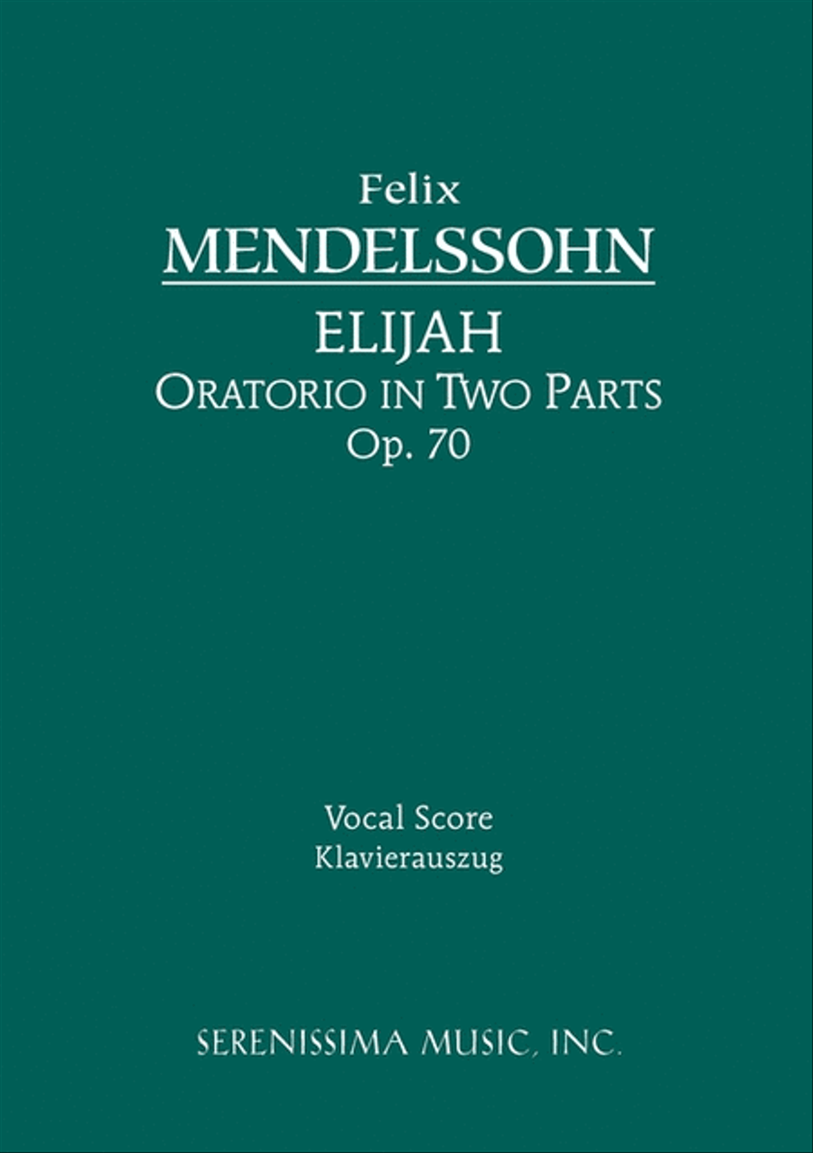Elijah, Op.70 Choir scores gallery preview page 1
