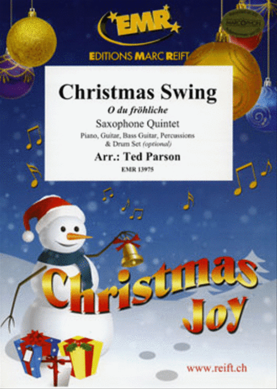 Christmas Swing Christmas Swing Saxophone Quintet scores gallery preview page 1