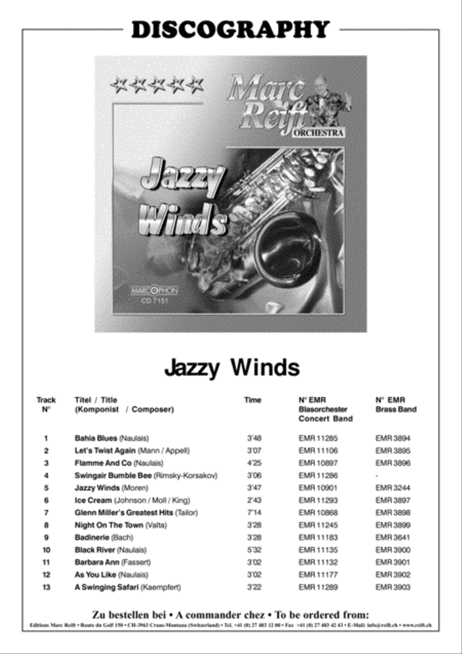 Swingair Bumble Bee Swingair Bumble Bee Concert Band scores gallery preview page 3