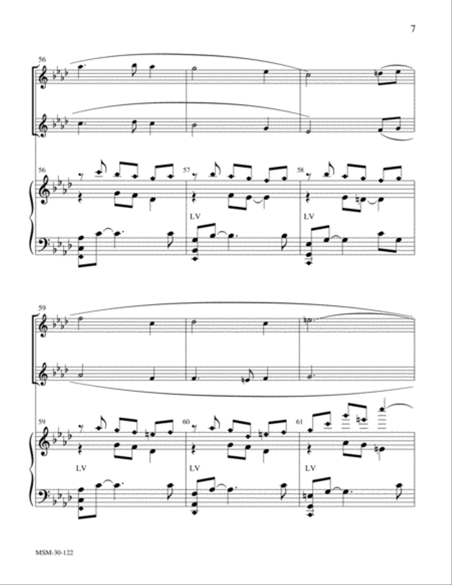 Greensleeves Handbell Choir scores gallery preview page 5