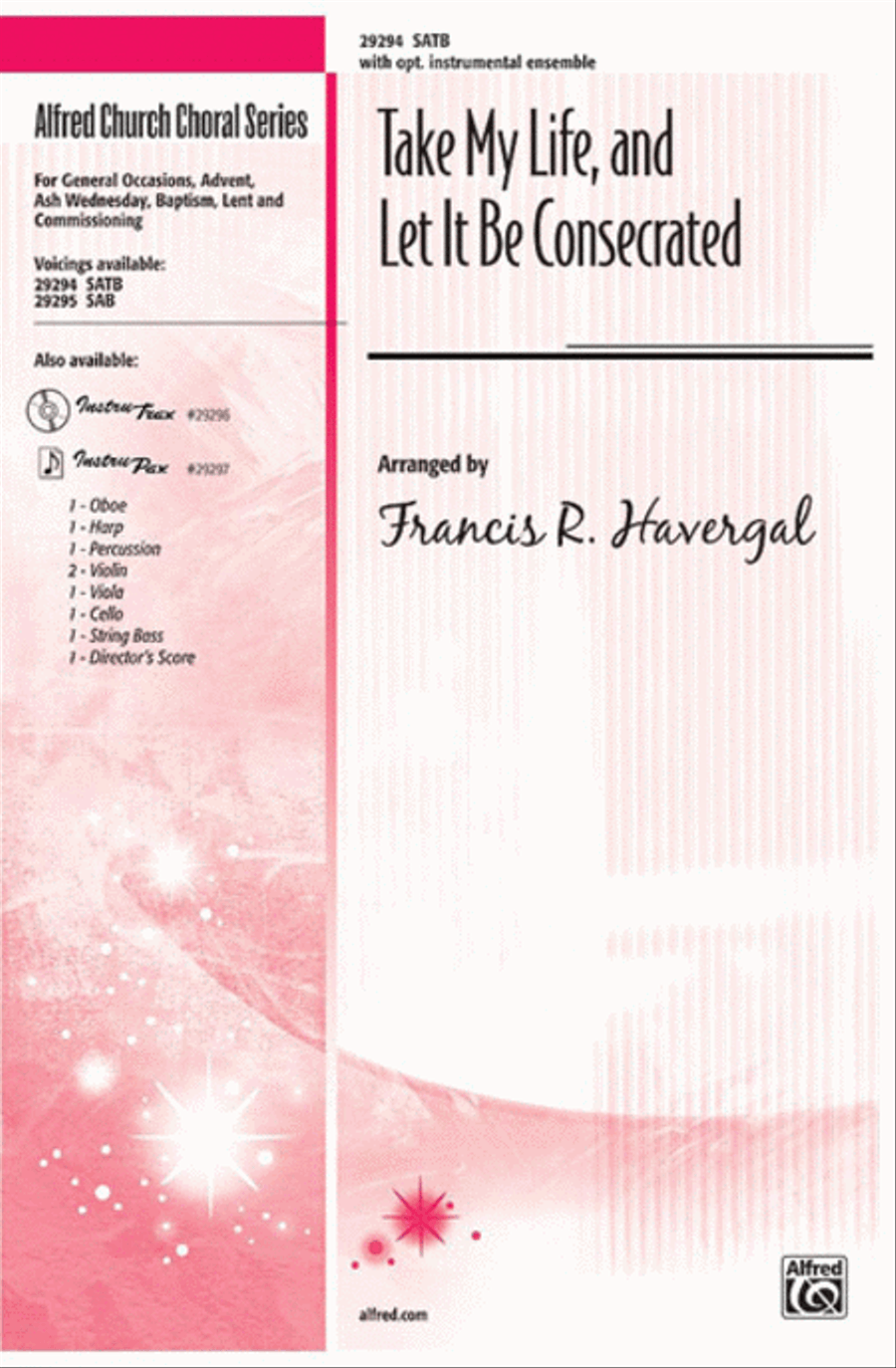 Take My Life, and Let It Be Consecrated 4-Part scores gallery preview page 1