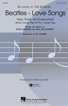 Book cover for Beatles - Love Songs