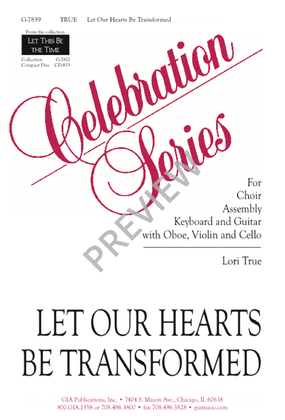 Book cover for Let Our Hearts Be Transformed