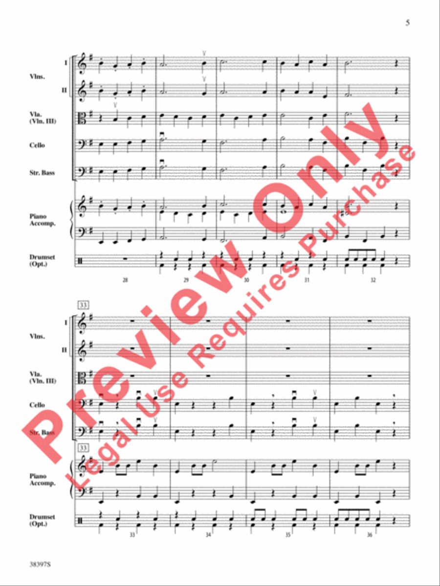 Armada String Orchestra scores gallery preview page 6