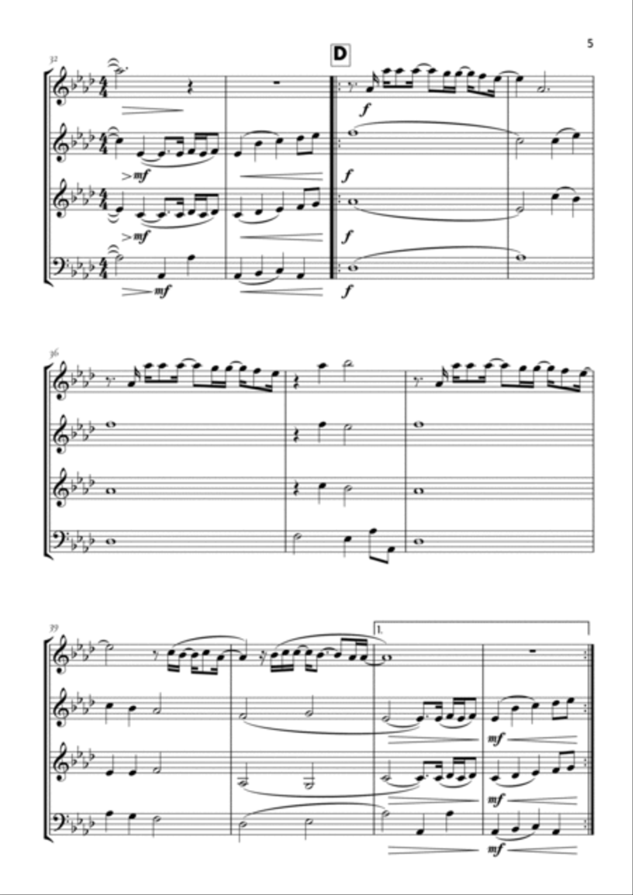 Goodness Of God Goodness Of God Saxophone Quartet scores gallery preview page 5