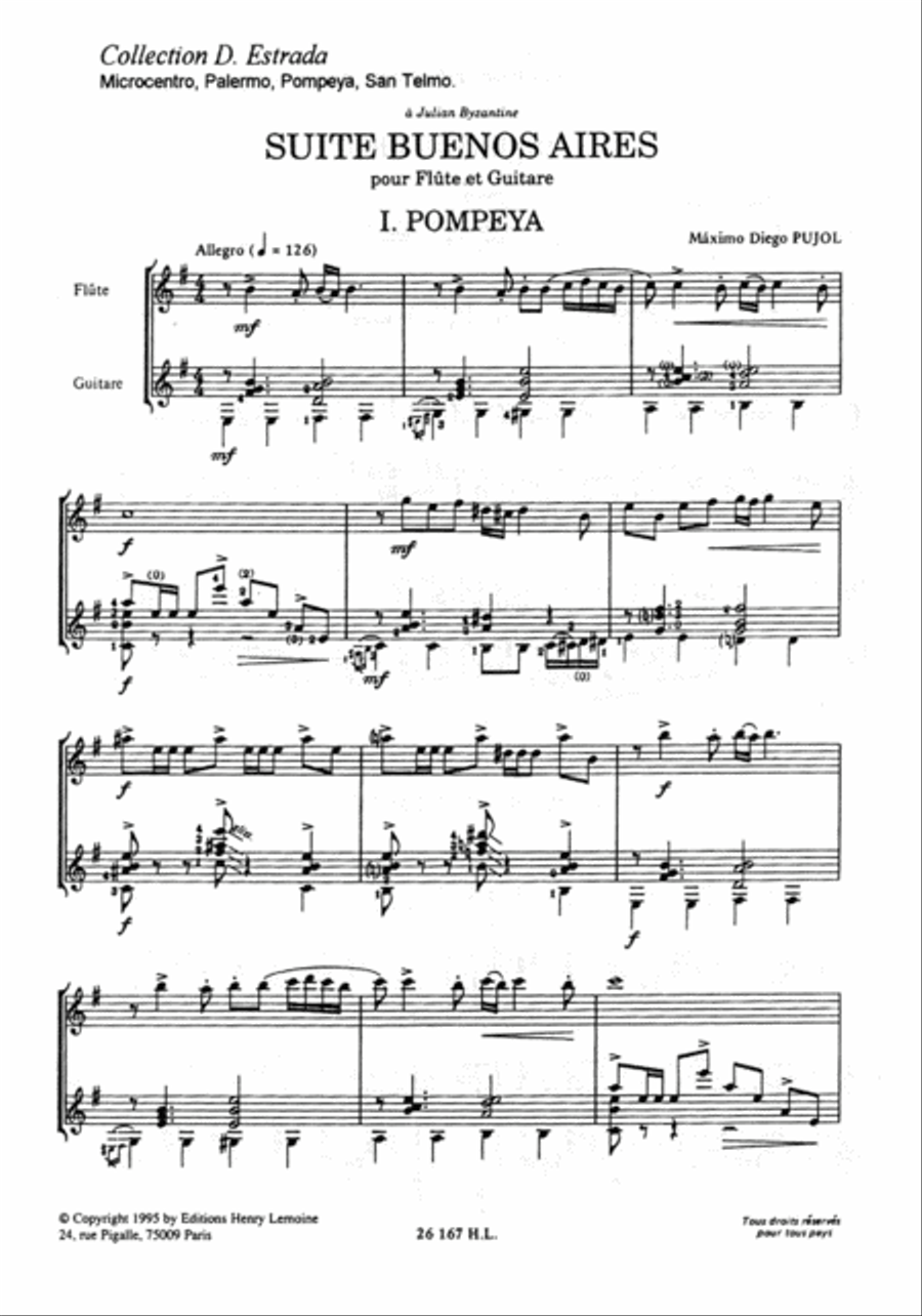Suite Buenos Aires Suite Buenos Aires Flute scores gallery preview page 2