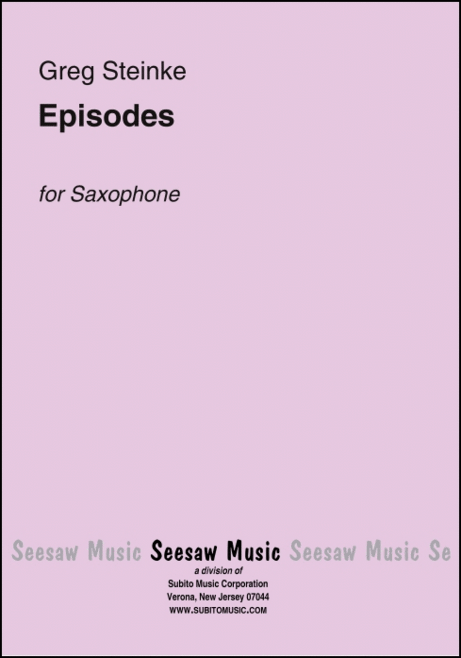 Episodes Saxophone Solo scores gallery preview page 1