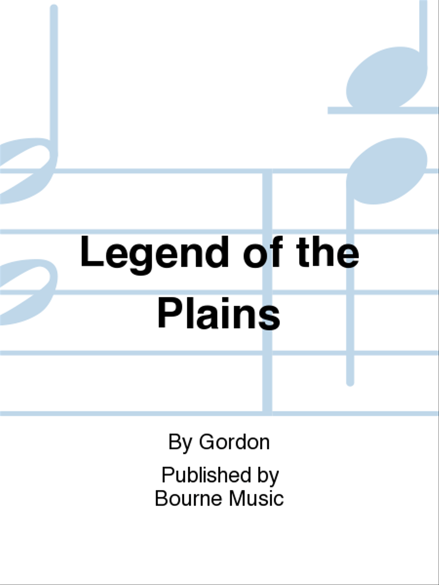 Legend of the Plains Legend of the Plains Concert Band scores gallery preview page 1