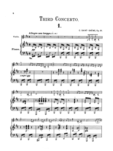 Violin Concerto, No. 3