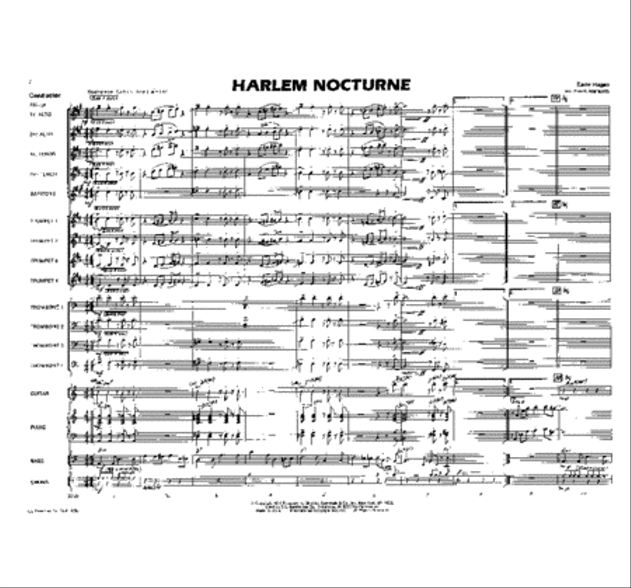 Harlem Nocturne Jazz Ensemble scores gallery preview page 2