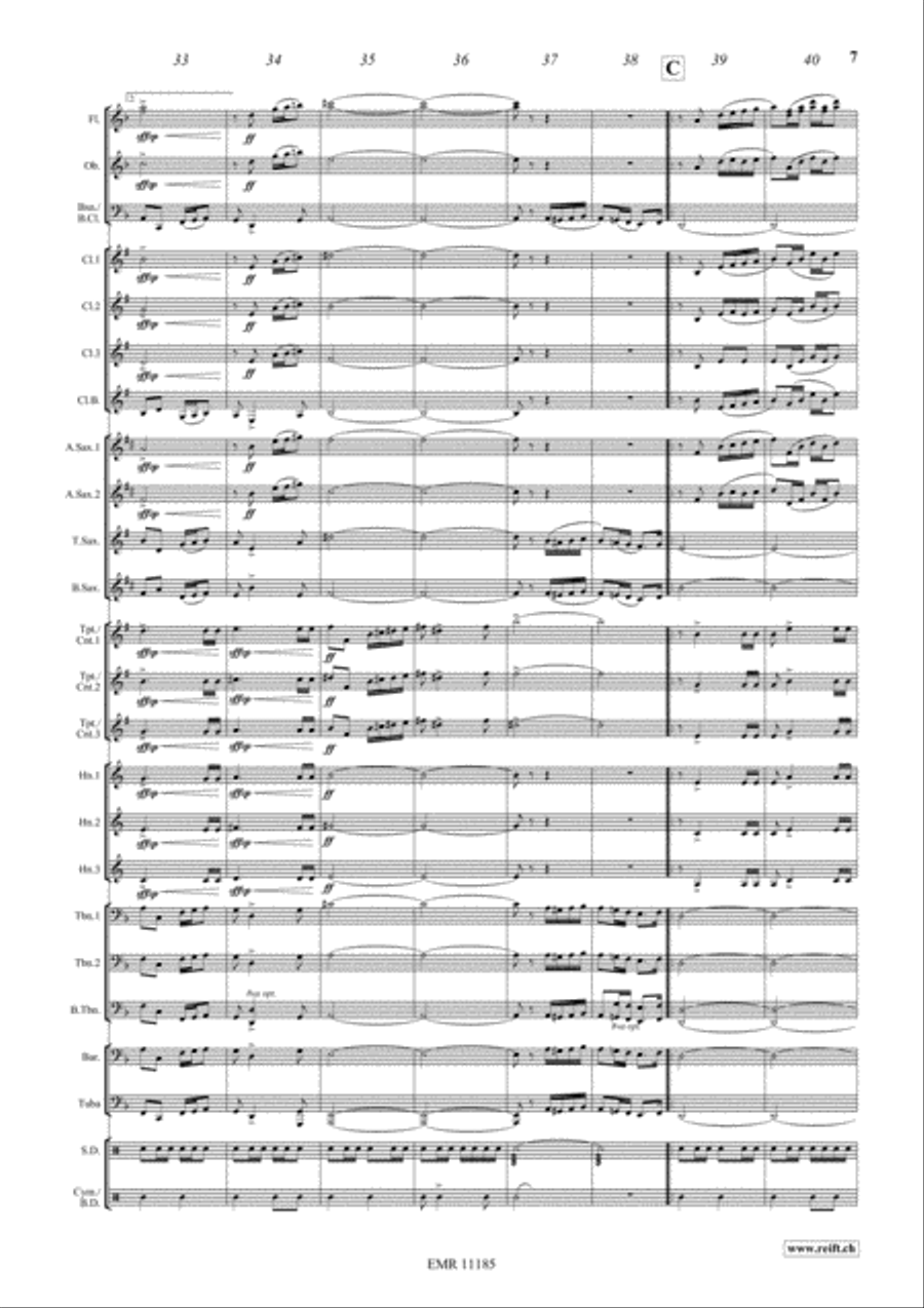 Liberte En Fete Concert Band scores gallery preview page 8