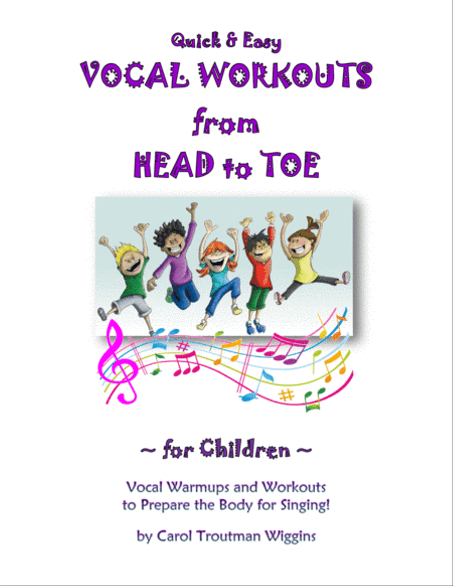 Quick & Easy Vocal Workouts from Head to Toe for Children Unison Choir scores gallery preview page 1