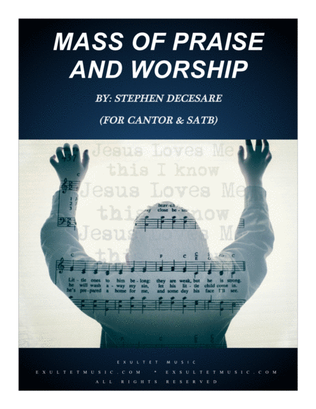 Book cover for Mass of Praise and Worship (Vocal Score) (for SATB)