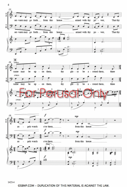 Go Forth From This House - SATB Octavo image number null