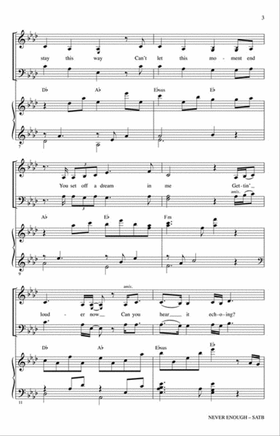 Never Enough 4-Part scores gallery preview page 3