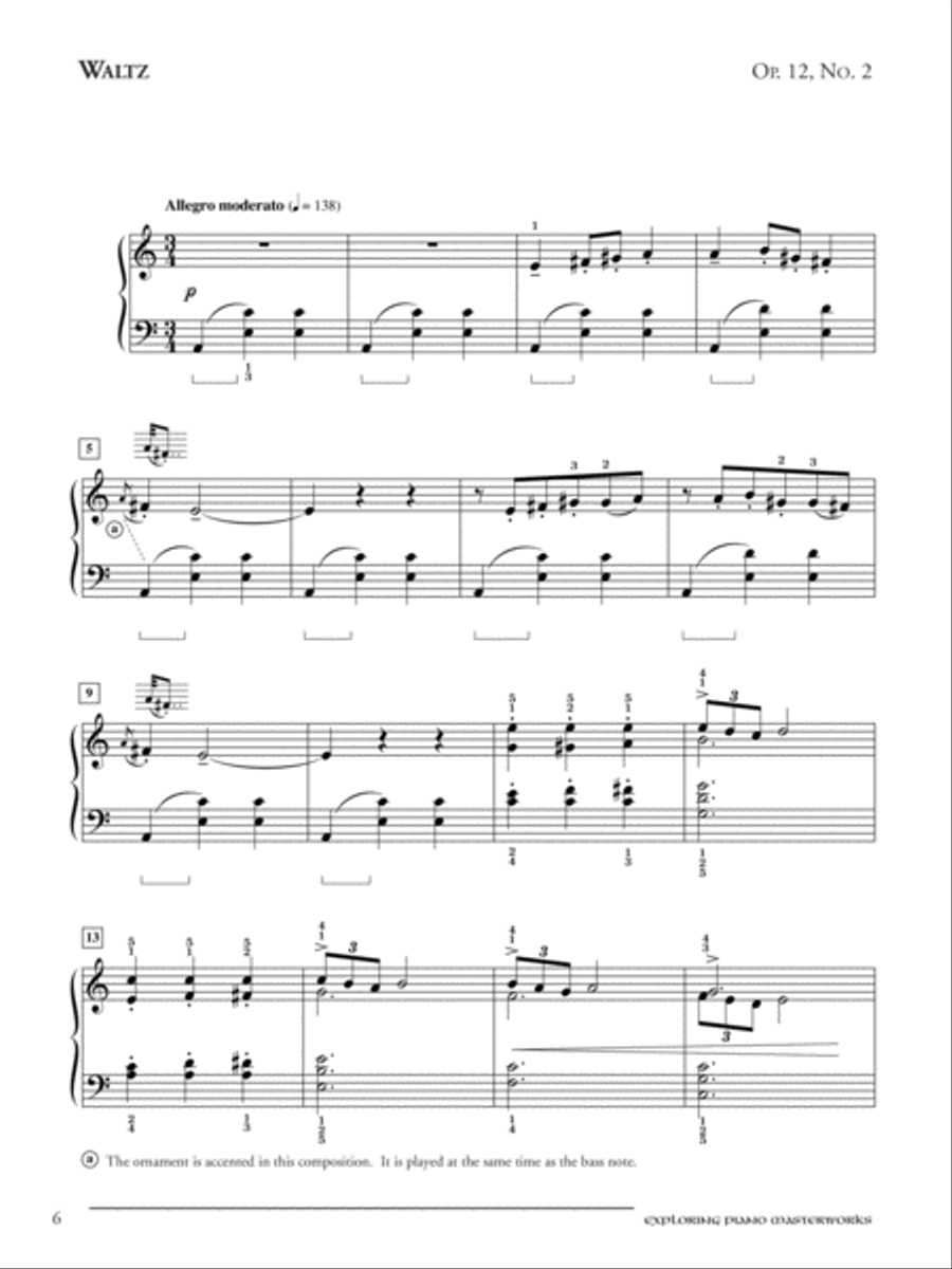 Exploring Piano Masterworks Piano Solo scores gallery preview page 4