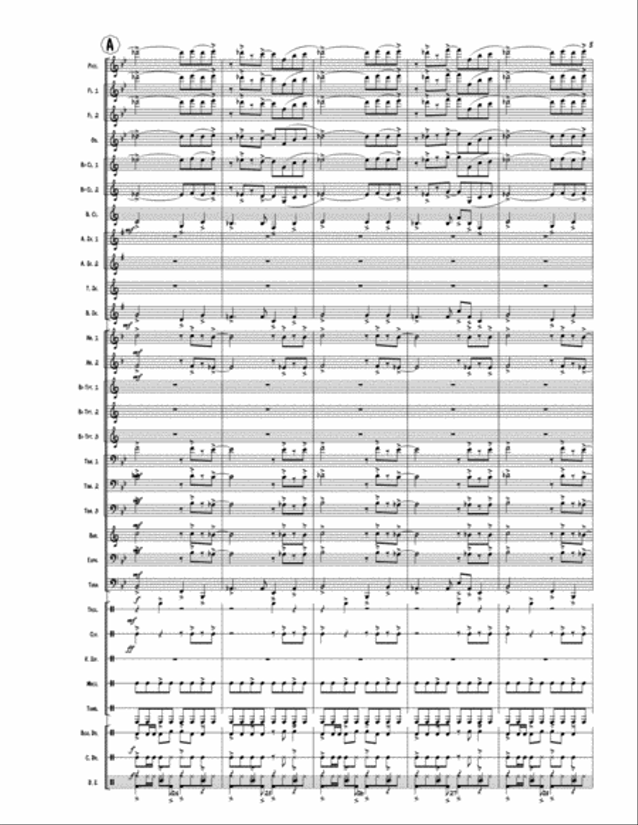 Viaje al Atardeser Concert Band scores gallery preview page 5
