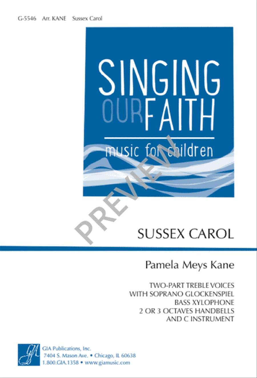 Sussex Carol Sussex Carol 2-Part scores gallery preview page 1