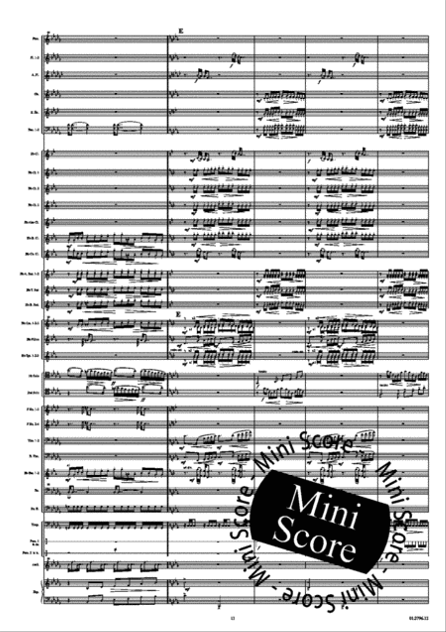 Rainforest Concerto Concert Band scores gallery preview page 17