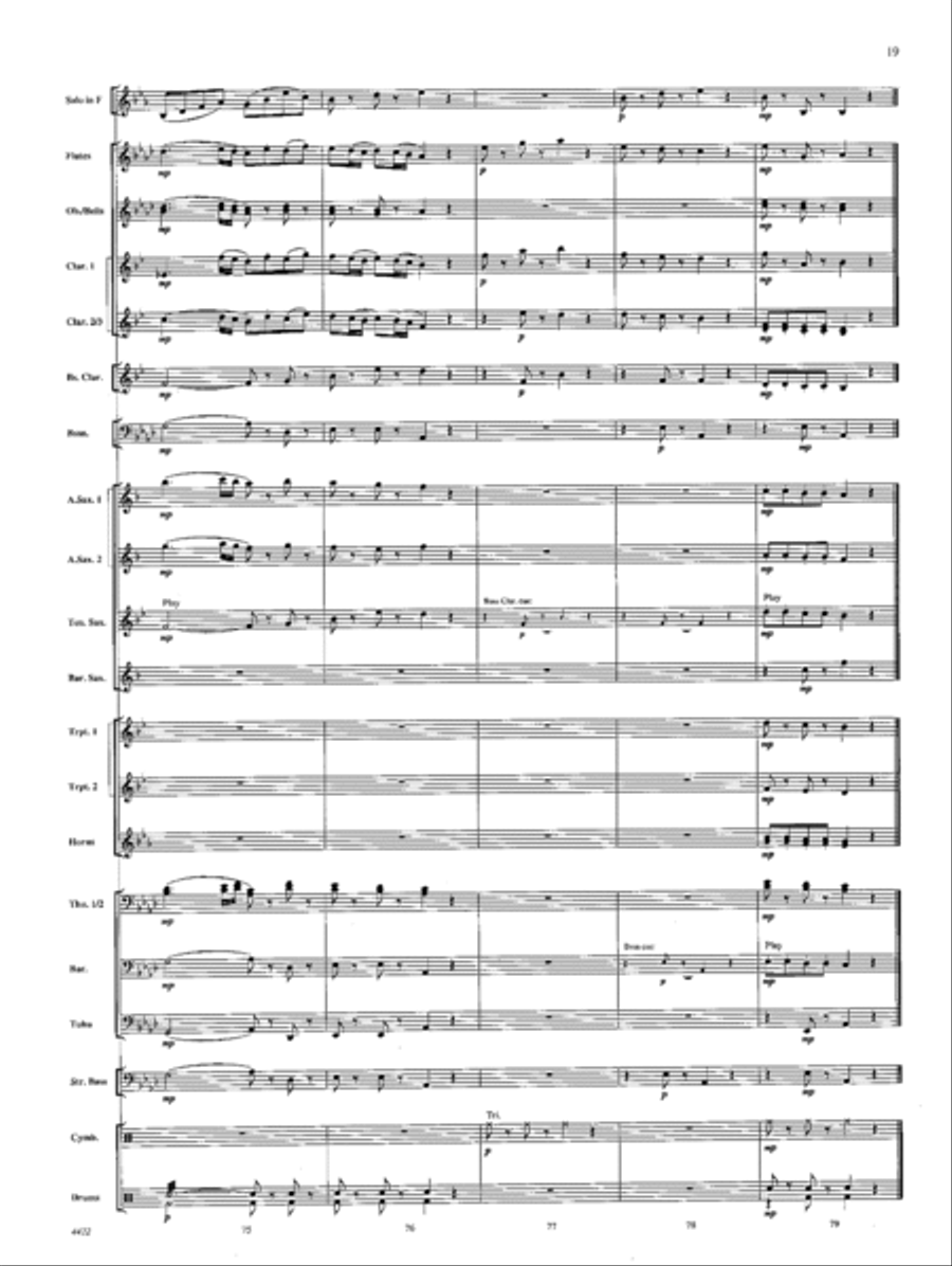 Romanza Concert Band scores gallery preview page 18