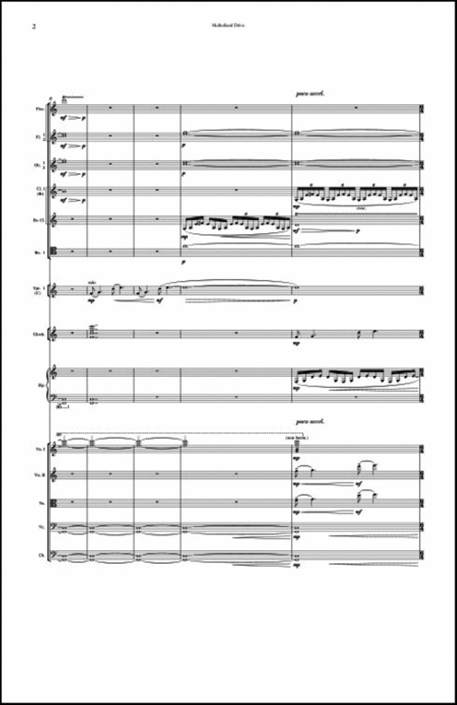 Mulholland Drive Orchestra scores gallery preview page 4
