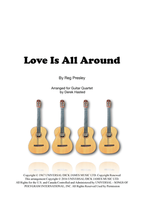 Book cover for Love Is All Around