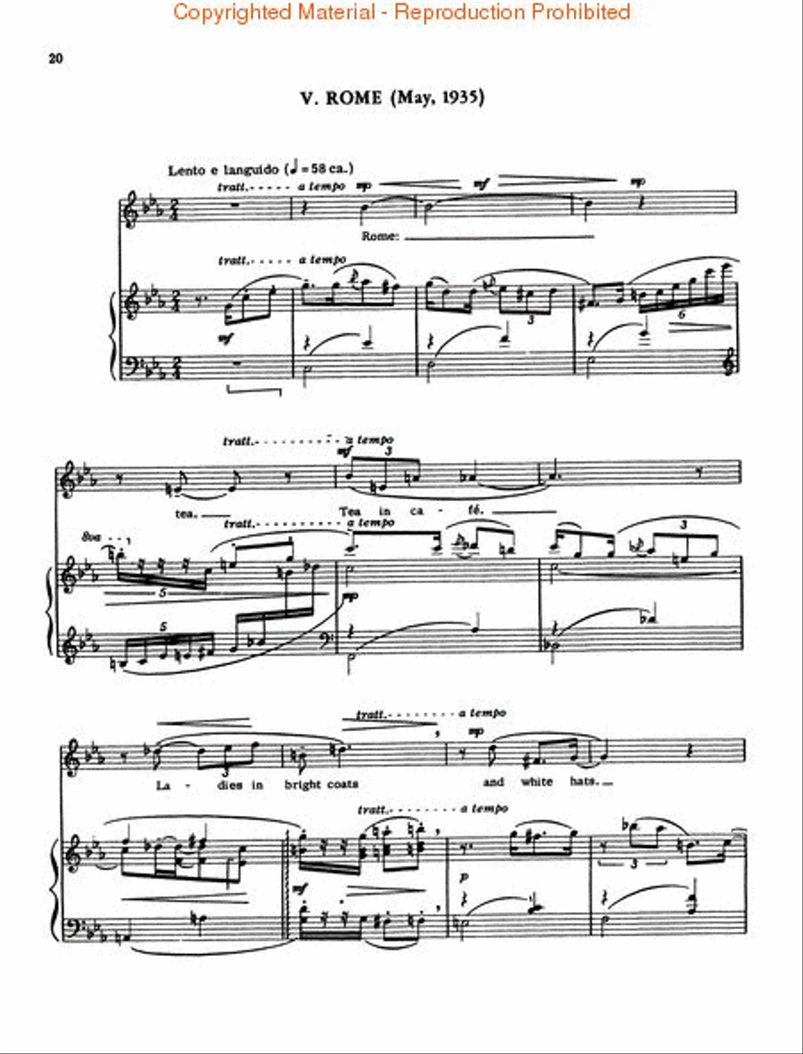 From the Diary of Virginia Woolf Medium Voice scores gallery preview page 4