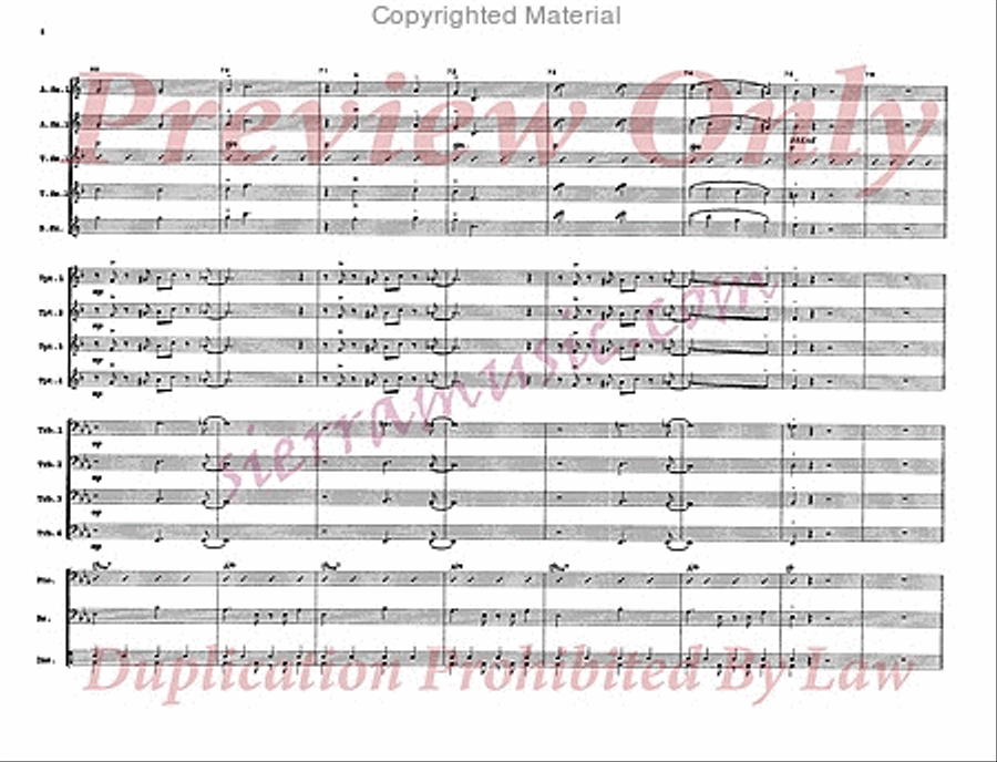 Ol' Man River Big Band scores gallery preview page 9