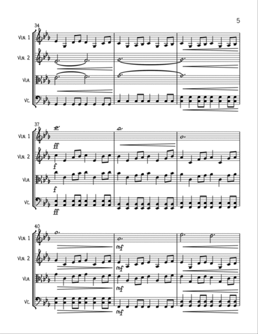 Game Of Thrones String Trio scores gallery preview page 5