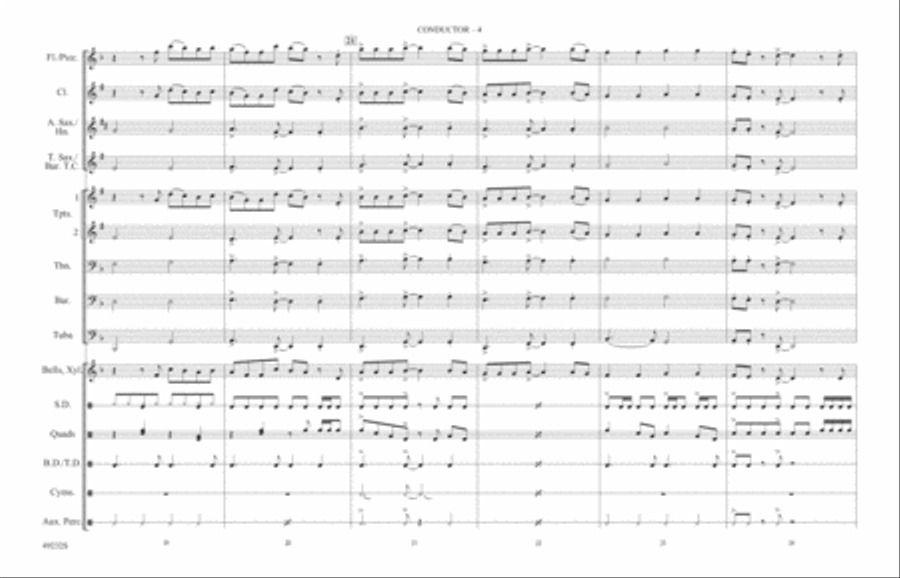 Kings & Queens: Score Marching Band scores gallery preview page 4