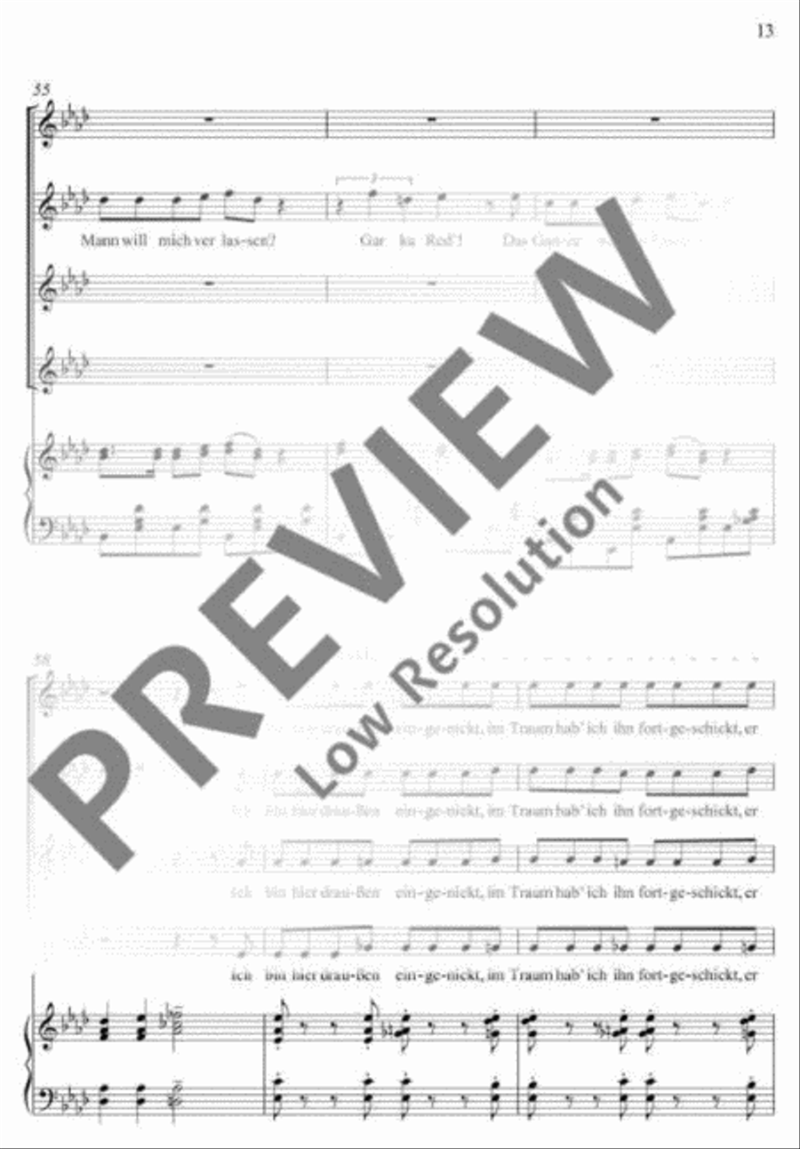 Mein Mann will mich verlassen SSAA scores gallery preview page 14