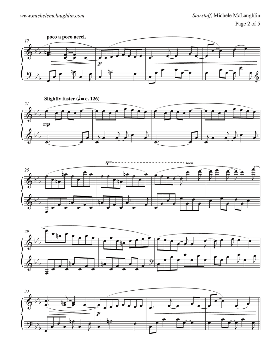 Starstuff Piano Solo scores gallery preview page 2