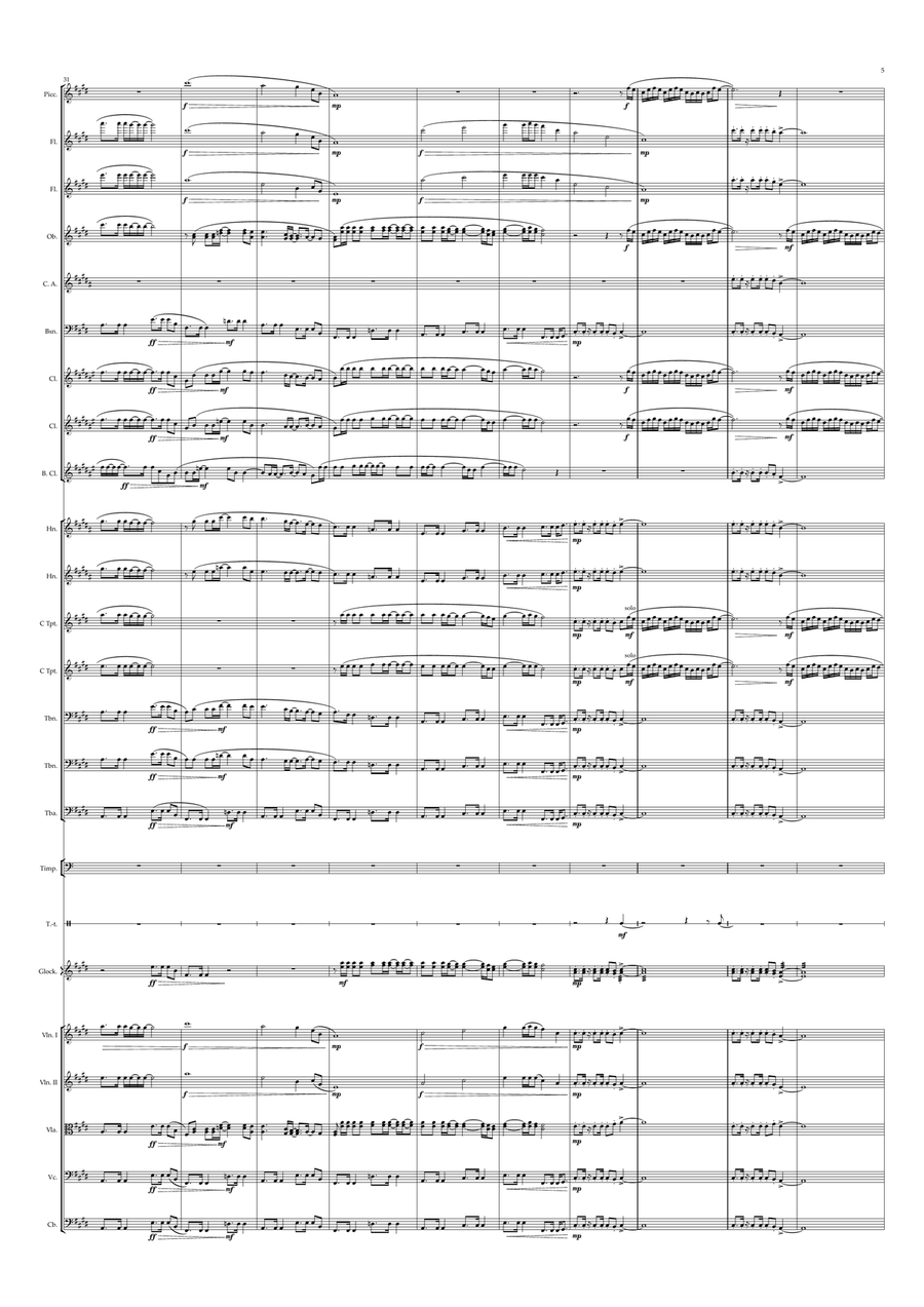 Africa Full Orchestra scores gallery preview page 5