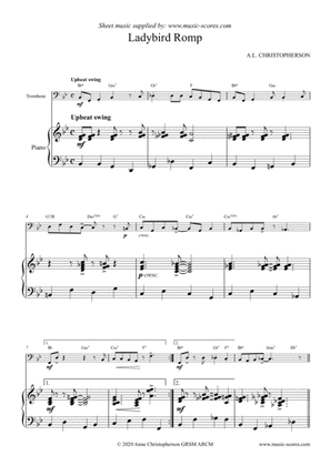 Ladybird Romp - Trombone and Piano