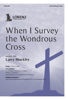 Book cover for When I Survey the Wondrous Cross - Performance/Accompaniment CD