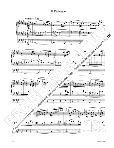 Organ Sonata No. 12 in D flat major